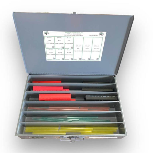 48 Piece Heat Shrink Tubing Assortment Starter Kit