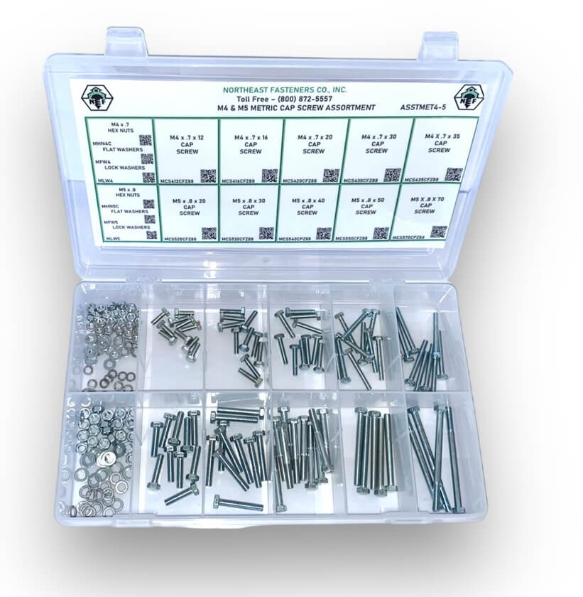 200 Piece Class 8.8 Metric Hex Head Cap Screw Assortment Starter Kit