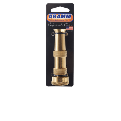 Dramm Heavy Duty Brass Adjustable Hose Nozzle