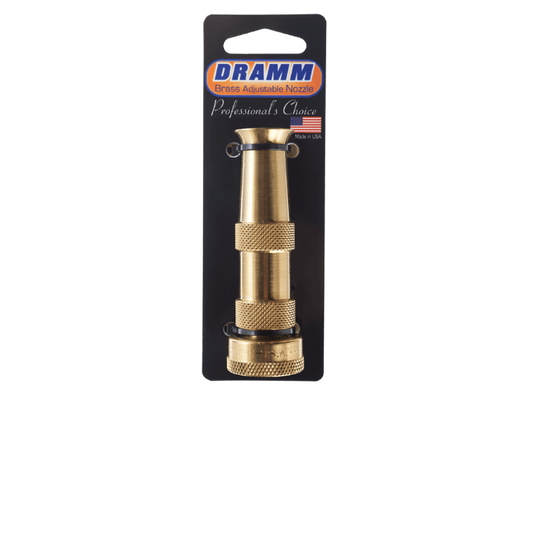 Dramm Heavy Duty Brass Adjustable Hose Nozzle