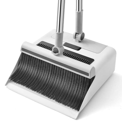 Folding broom dustpan floor brush three in one household multifunctional cleaning broom