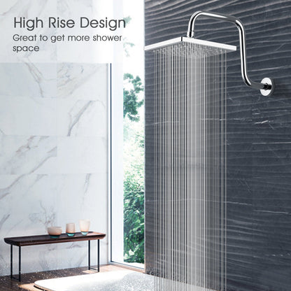 13-Inch S-Shaped Shower Arm Extension for Rainfall Shower Heads