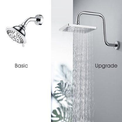 13-Inch S-Shaped Shower Arm Extension for Rainfall Shower Heads