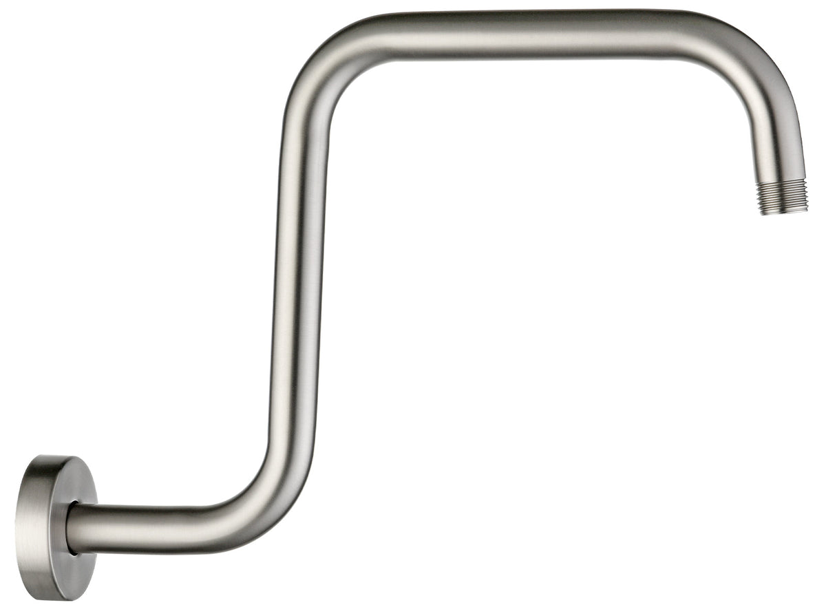 13-Inch S-Shaped Shower Arm Extension for Rainfall Shower Heads