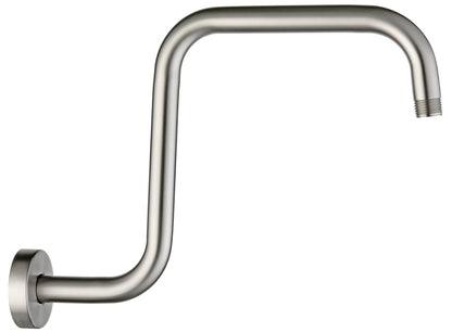 13-Inch S-Shaped Shower Arm Extension for Rainfall Shower Heads