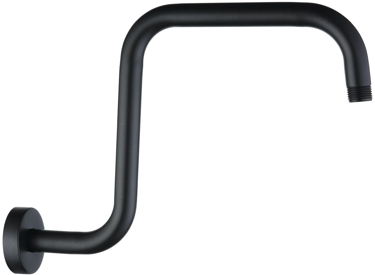 13-Inch S-Shaped Shower Arm Extension for Rainfall Shower Heads