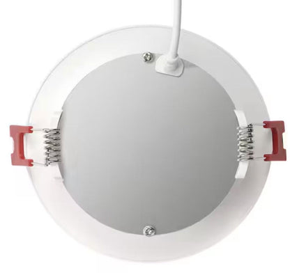 Commercial Electric Pro Value Series LED 4 in Round Adj Color Temp Canless Recessed Light for Kitchen Bath Living rooms, Wht 4-Pk