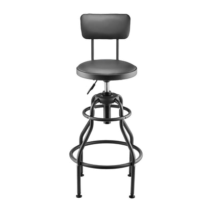 Shop Stool with Backrest with 300 lbs Capacity