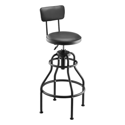 Shop Stool with Backrest with 300 lbs Capacity