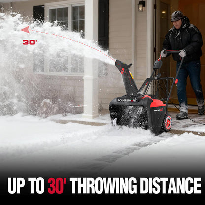 21'' 15A Single Stage Electric Snow Blower w/ LED Light DB7521