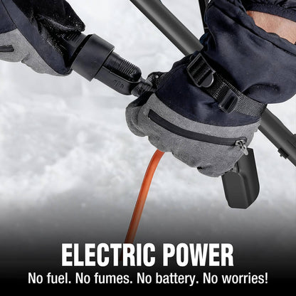 21'' 15A Single Stage Electric Snow Blower w/ LED Light DB7521