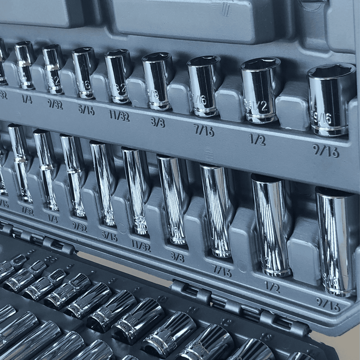 APOLLO TOOLS - DT0004-50 Piece ¼” Drive Socket Set