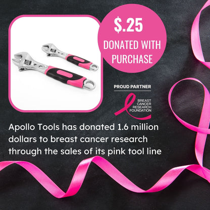 2 Adjustable Wrenches - Pink - DT5007P