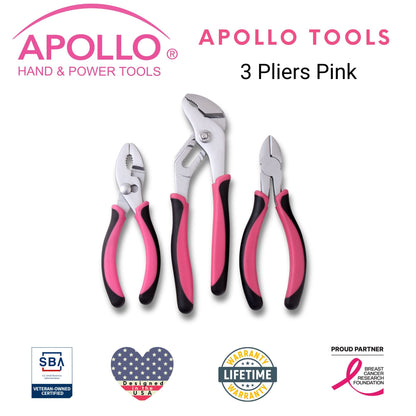 3 Pliers - Pink - DT5008P