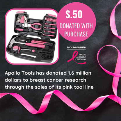 39 Piece General Tool Set Pink - DT9706P