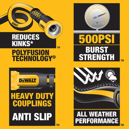 DEWALT 100' x 5/8" Professional Grade Water Hose | DXMH3288