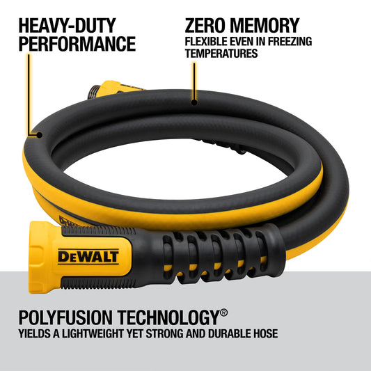 DEWALT 6ft x 5/8 Polyfusion Hose | DXMH3303