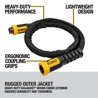 DEWALT 6 ft x 5/8" Fabric Hose DXMH3306