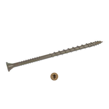 #10 x 2 1/2 Simpson Deck-Drive™ DSV WOOD Quik Guard® Coating Screw (T25 6-Lobe) Black - Box (240)