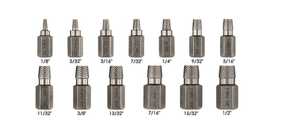 49-Piece Bolt and Screw Extractor Set with Drill Bits for Professional Auto Repair