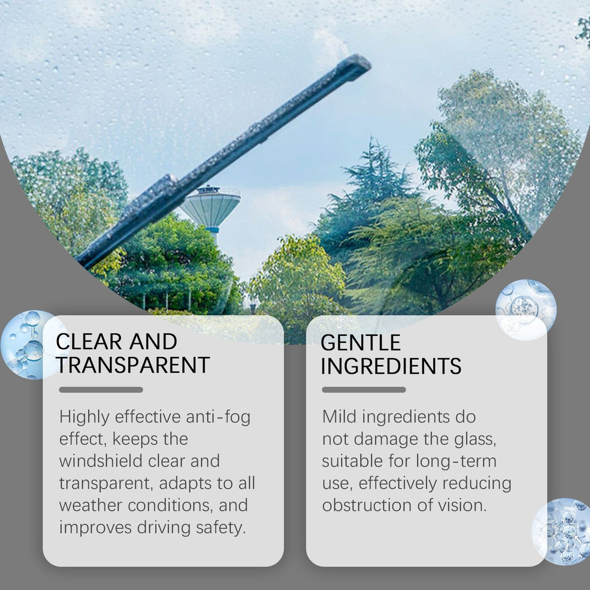 Automotive Windshield Coating Agent Windshield Stain Removal And Rain Protection Cleaning Vehicle Coating Agent