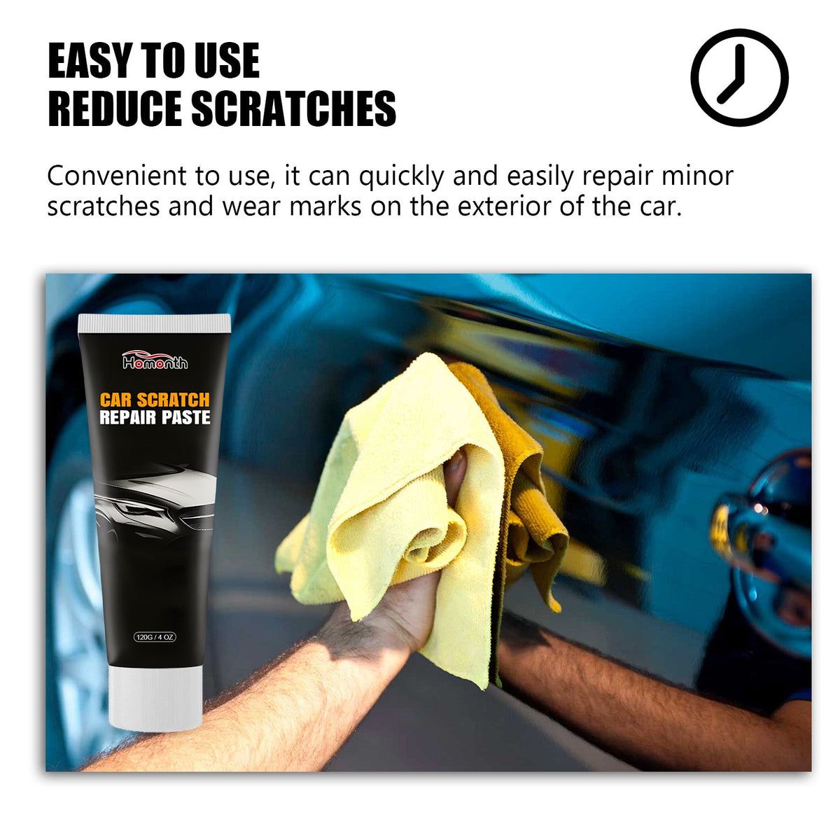 Car Scratch Repair Paste, Automotive Finish Scratch Deep Repair Finish Polishing Reconditioning Cream