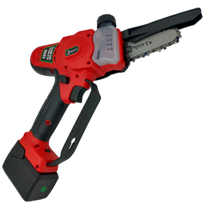 Cordless, battery powered, Chainsaw, 4" Blade Chain Saw