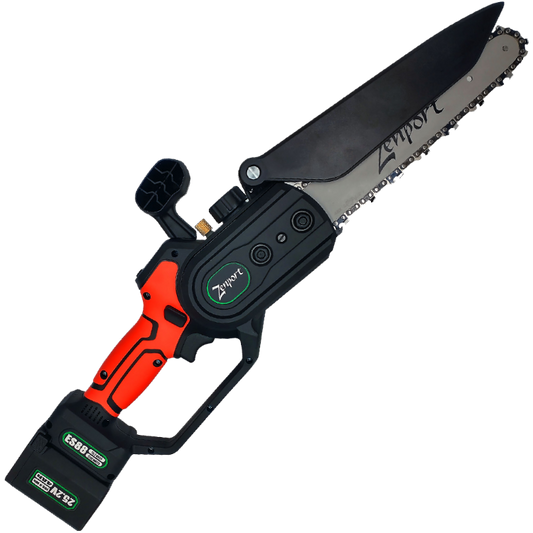 Cordless, battery powered, Chainsaw, 8", 25-Volt Battery
