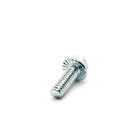 1/4-20 X 3/4in UNC Grade 5 Serrated Flange Bolt Clear Zinc