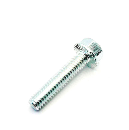 5/16-18 X 1-1/2in UNC Grade 5 Serrated Flange Bolt Clear Zinc
