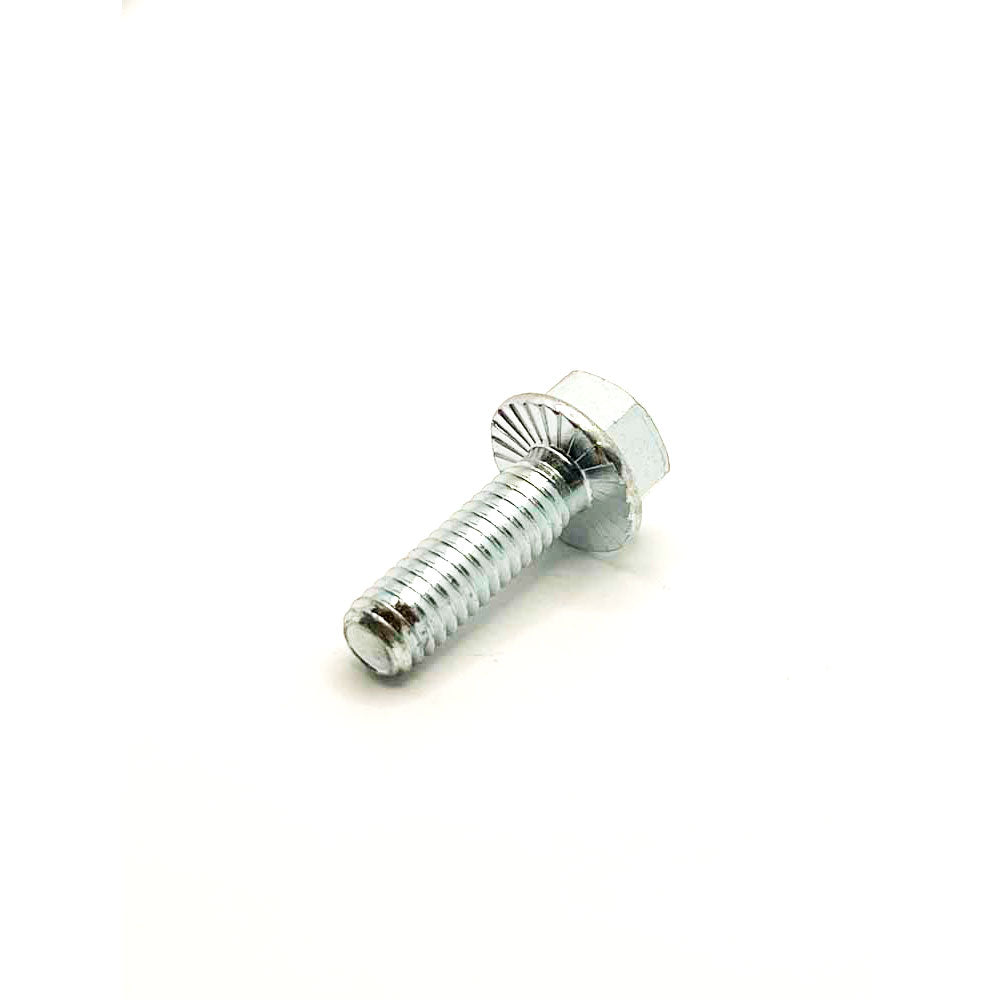 5/16-18 X 1in UNC Grade 5 Serrated Flange Bolt Clear Zinc