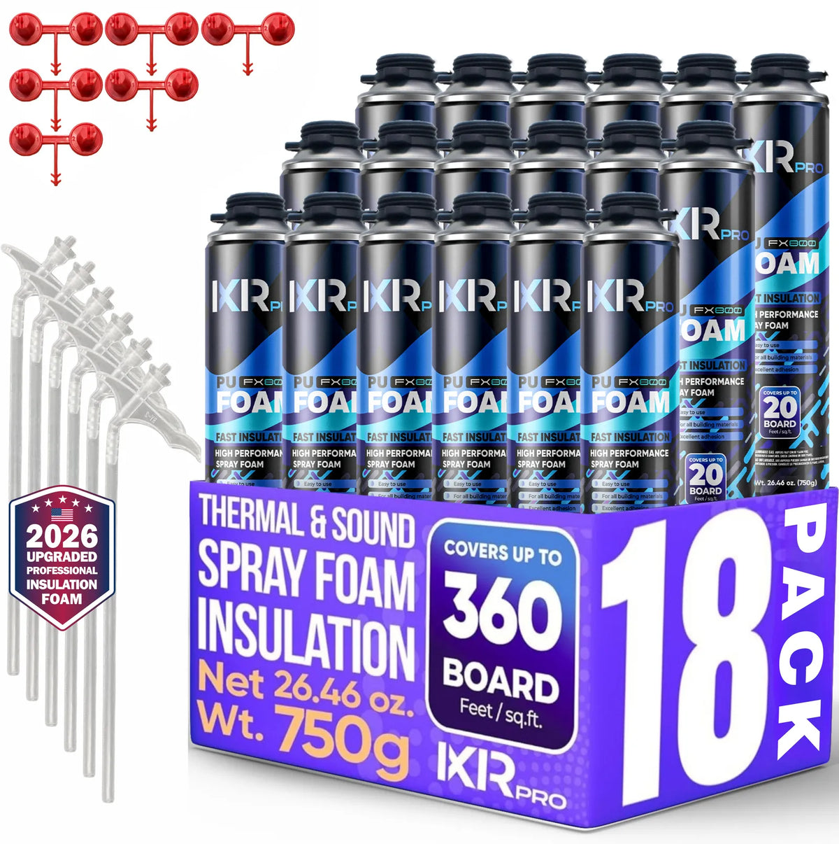 Spray Foam Insulation Can - 25oz Replacement Foam | IxirPro