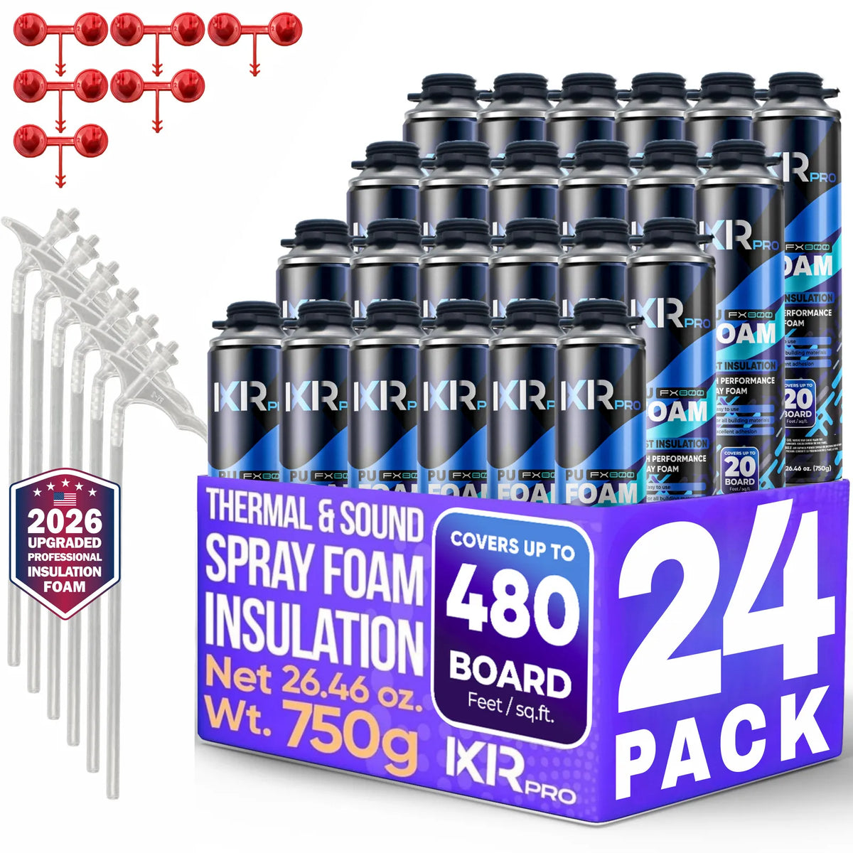 Spray Foam Insulation Can - 25oz Replacement Foam | IxirPro