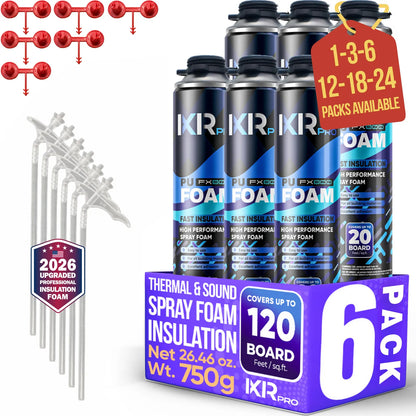 Spray Foam Insulation Can - 25oz Replacement Foam | IxirPro