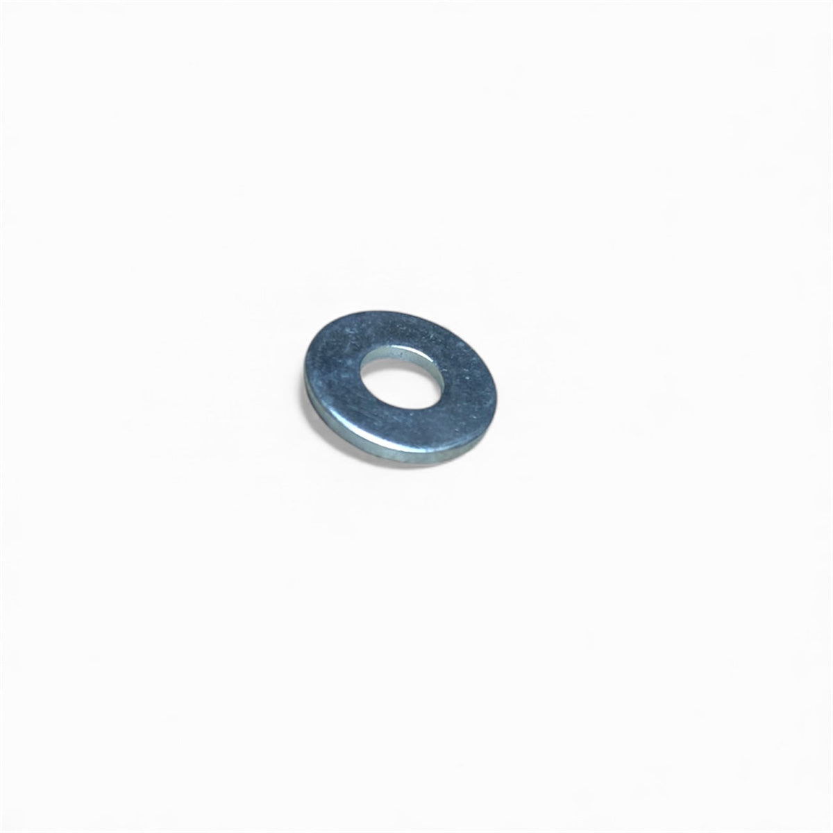 #10 SAE Low Carbon Flat Washer Clear Zinc