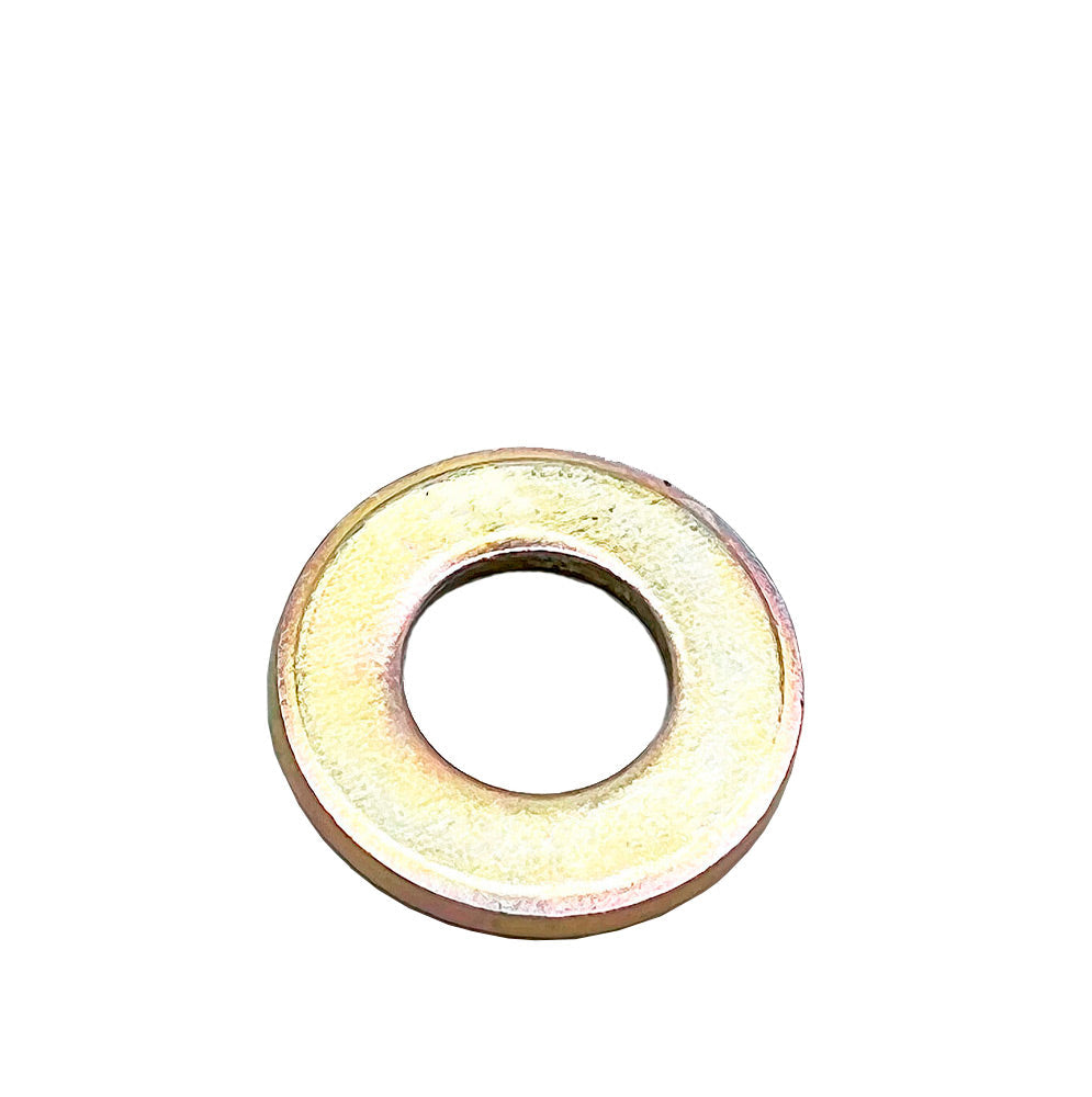 1/4in SAE Thru-hardened Flat Washer Yellow Zinc
