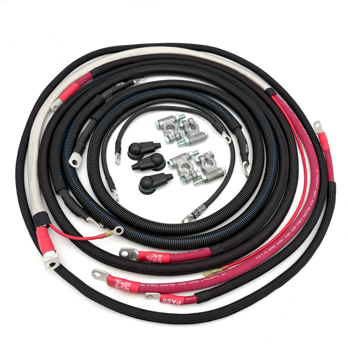 Ford Powerstroke 6.7 Diesel - F250/F350 Battery Cable Kit (2017-2022)