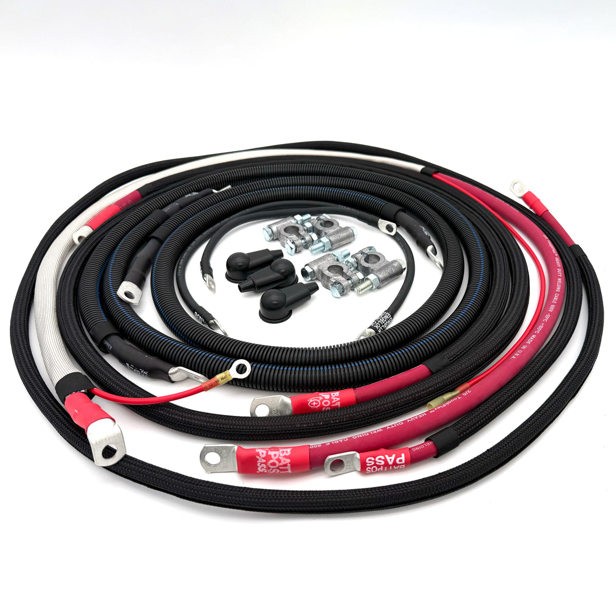 Ford Powerstroke 6.7 Diesel - F250/F350 Battery Cable Kit (2017-2022)