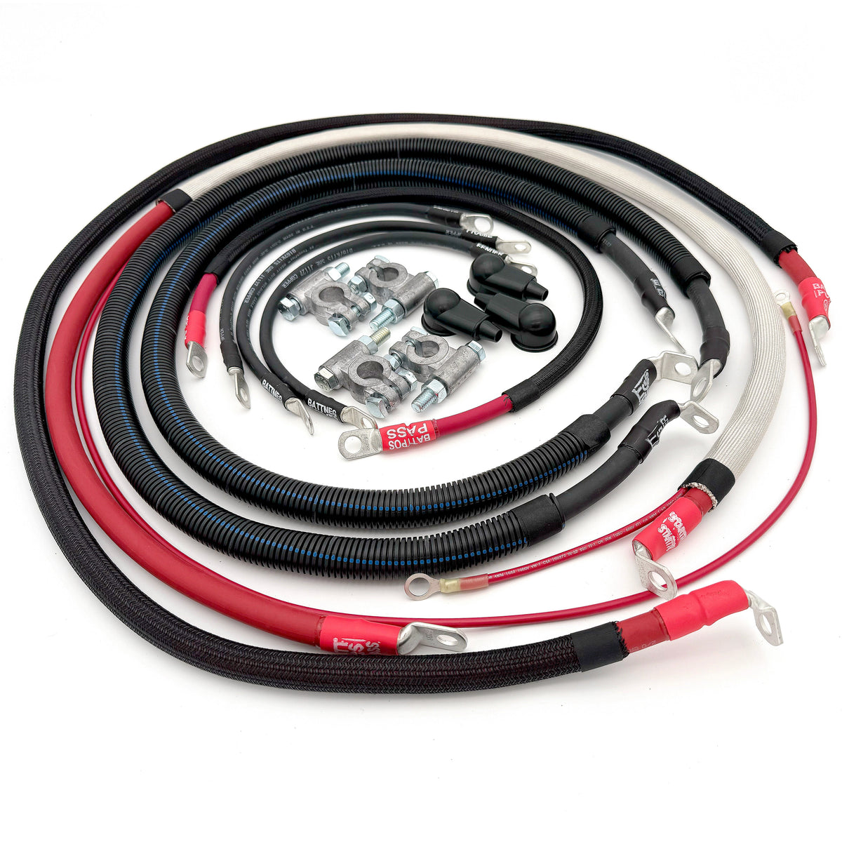 Ford Powerstroke 7.3 Diesel - F250/F350 OBS Battery Cable Kit (1990-1997)