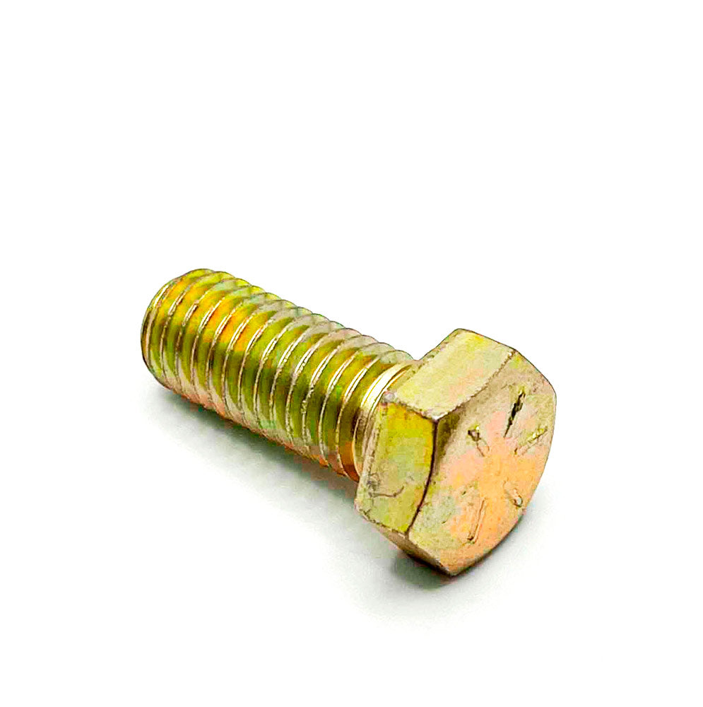 1/2-13 x 1-1/4in UNC Grade 8 Hex Cap Screw Yellow Zinc