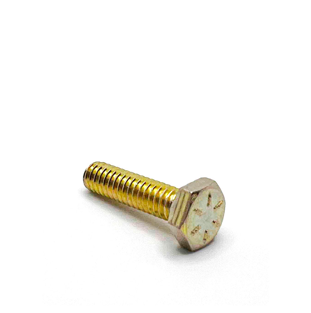 1/4-20 x 1in UNC Grade 8 Hex Cap Screw Yellow Zinc