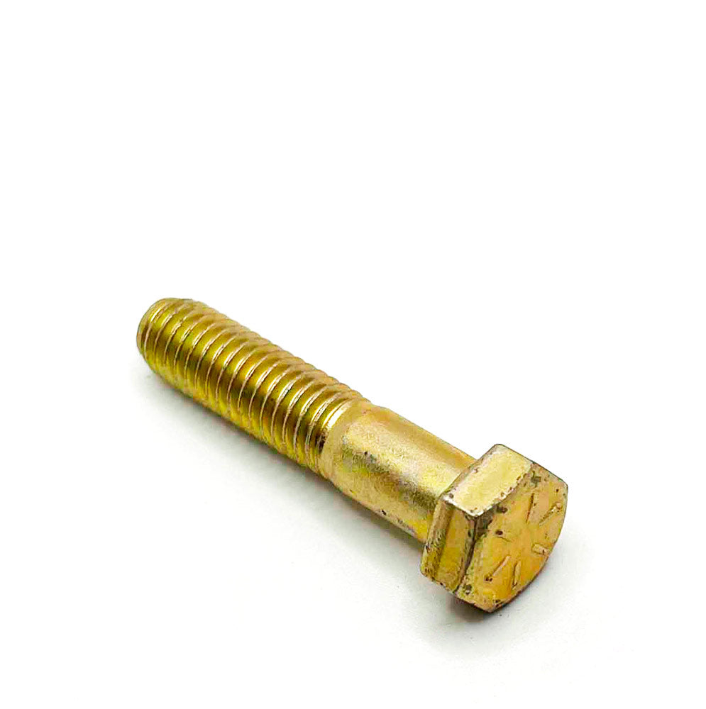 3/8-16 x 1-3/4in UNC Grade 8 Hex Cap Screw Yellow Zinc