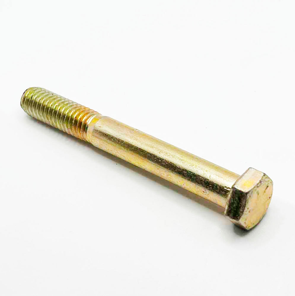3/8-16 x 3-1/4in UNC Grade 8 Hex Cap Screw Yellow Zinc
