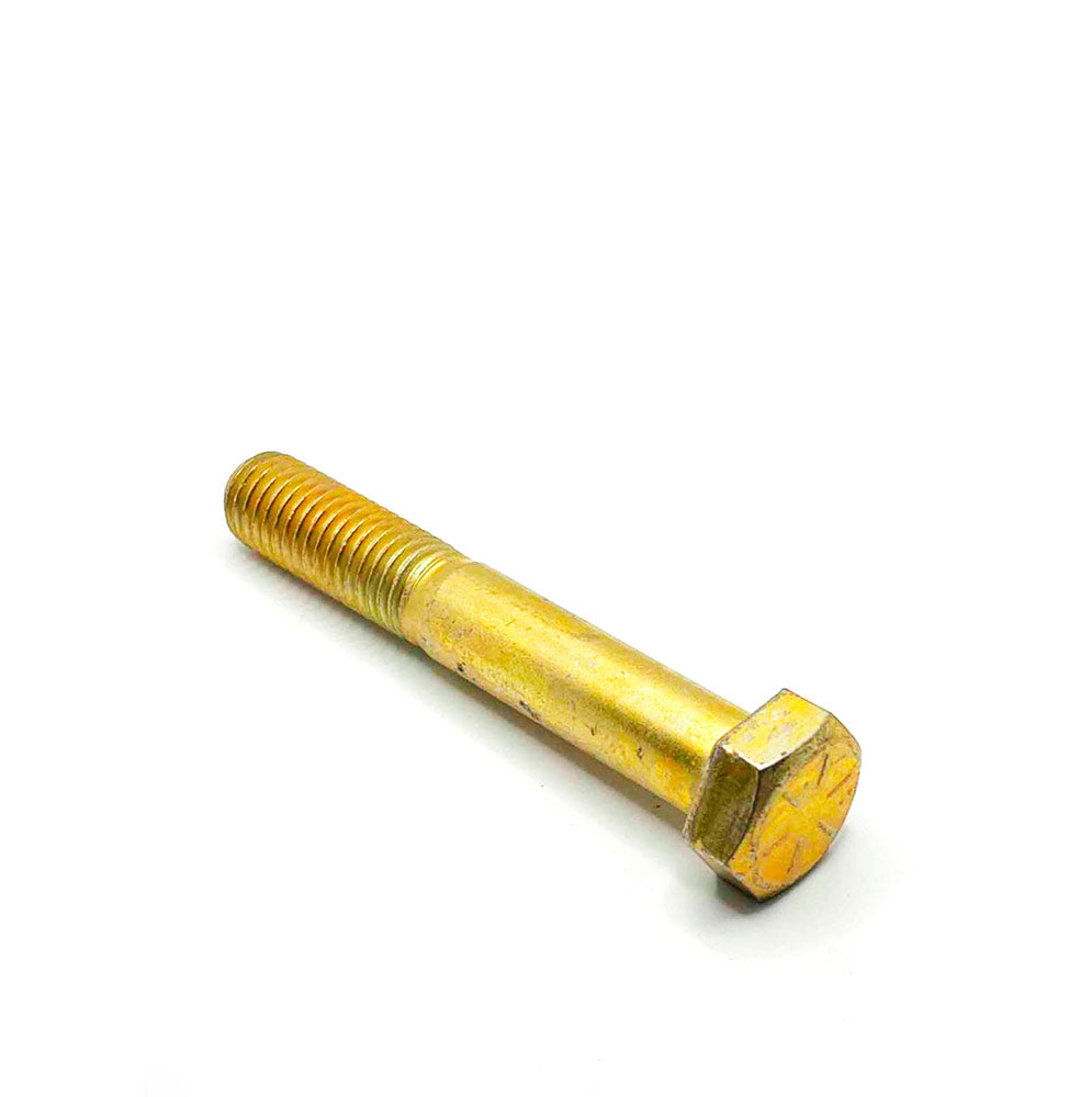 5/8-11 x 4in UNC Grade 8 Hex Cap Screw Yellow Zinc