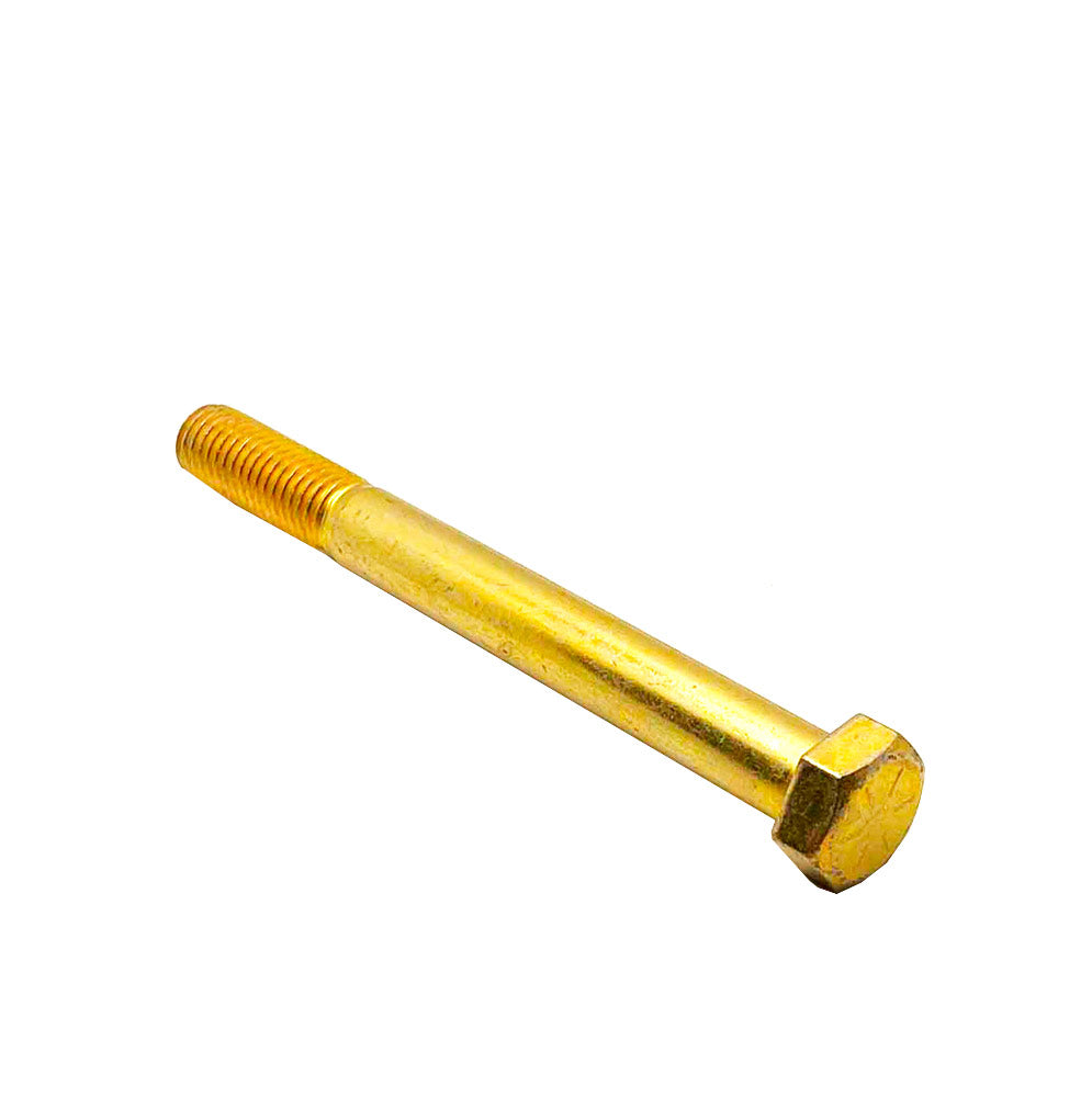 5/8-11 x 6in UNC Grade 8 Hex Cap Screw Yellow Zinc