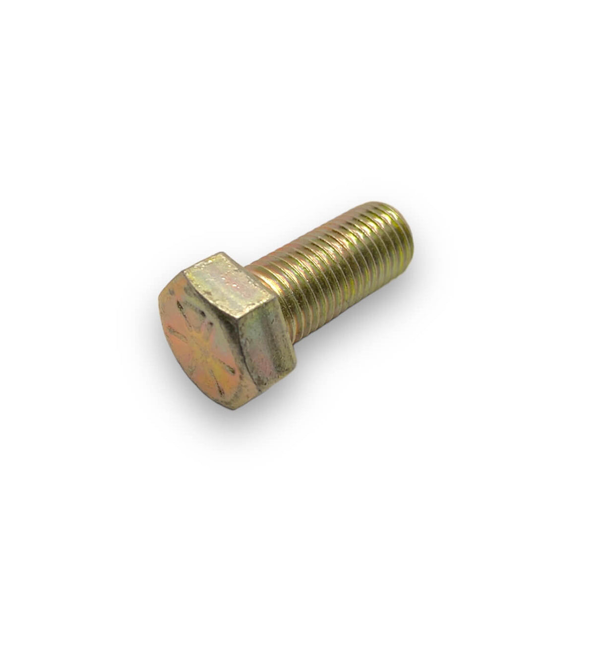 7/16-20 x 1in UNF Grade 8 Hex Cap Screw Yellow Zinc