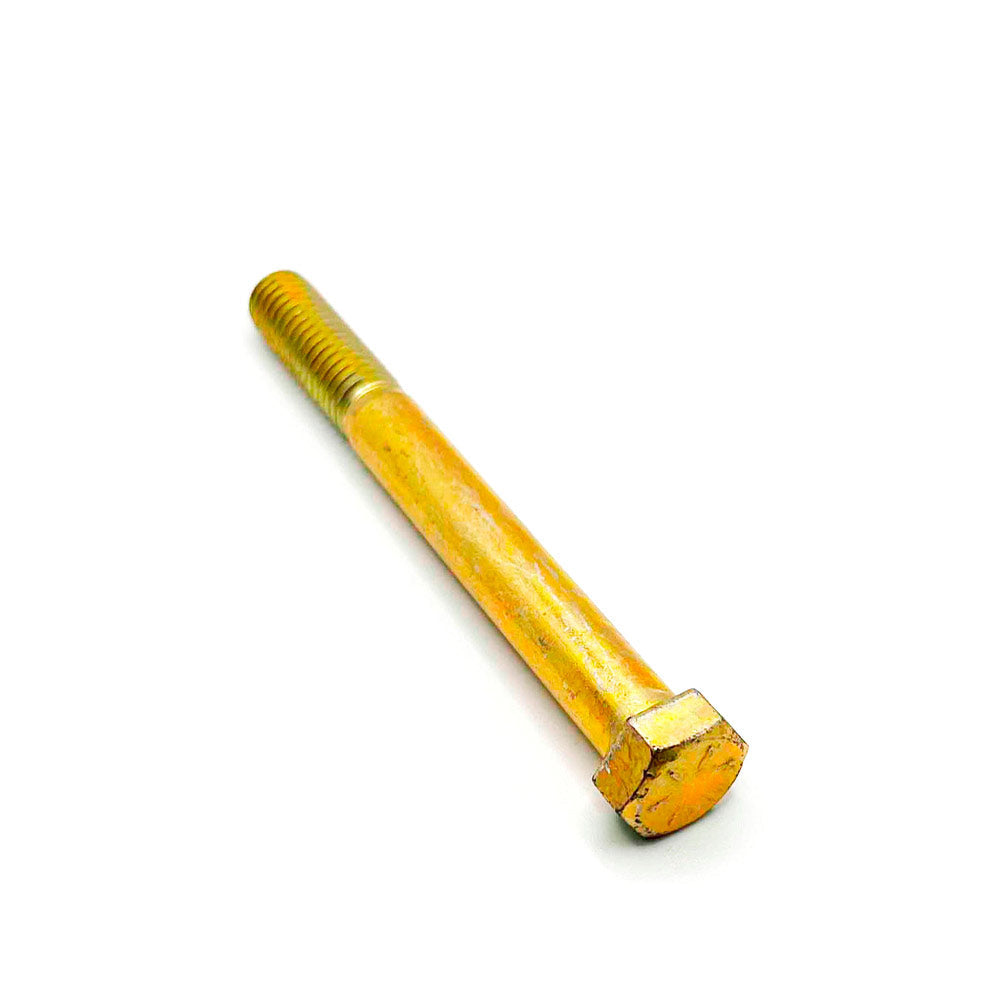 7/16-14 x 4in UNC Grade 8 Hex Cap Screw Yellow Zinc