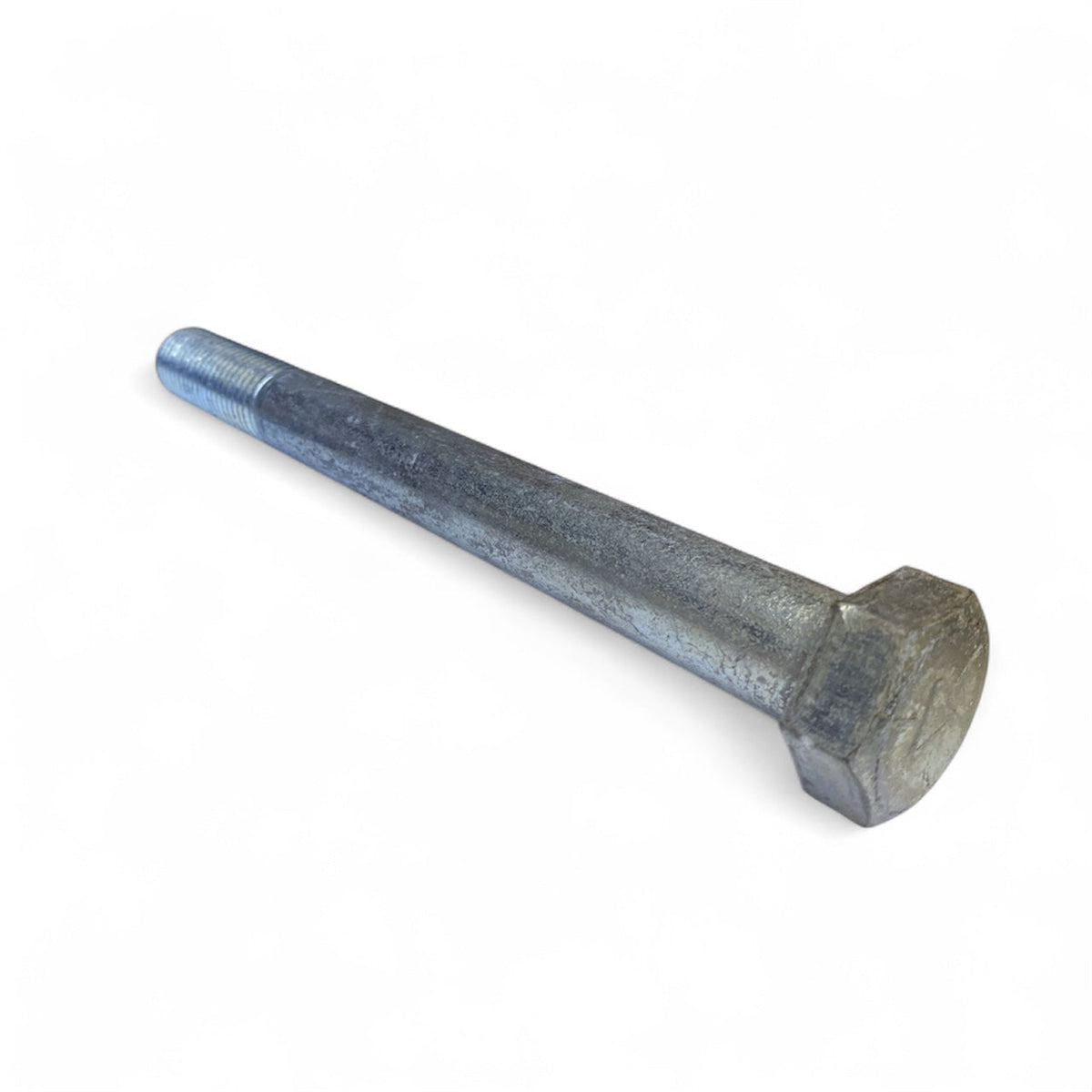 7/8-9 x 9in UNC Grade 5 Hex Cap Screw Clear Zinc