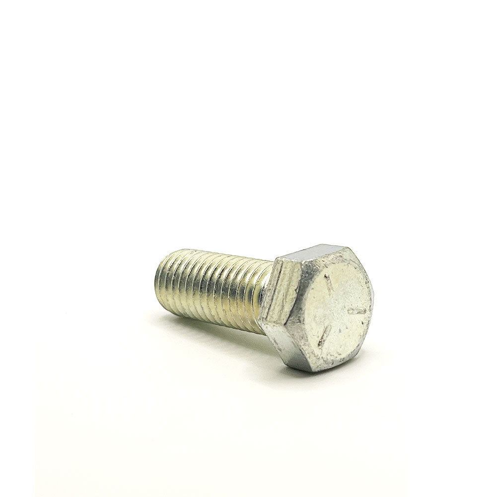 9/16-12 x 1-1/2in UNC Grade 5 Hex Cap Screw Clear Zinc