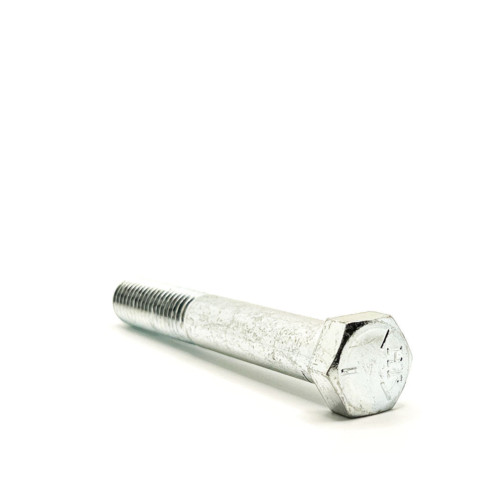 9/16-12 x 4in UNC Grade 5 Hex Cap Screw Clear Zinc